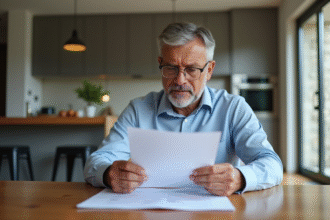 Expert immobilier évaluant une maison dans un intérieur moderne
