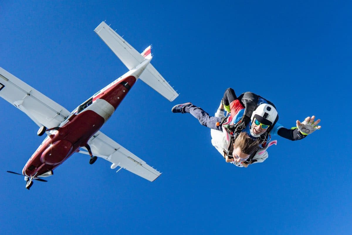 saut en parachute